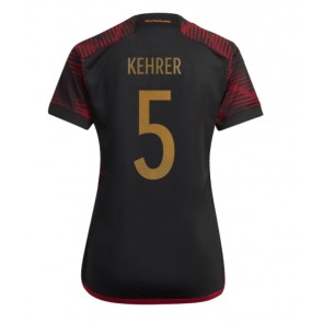Tyskland Thilo Kehrer #5 kläder Kvinnor VM 2022 Bortatröja Kortärmad